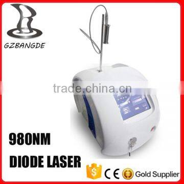 980nm Diode laser machine/Laser vascular vein removal/Laser vascular treatment BD-980