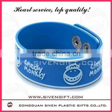 customized promotional soft pvc wristband