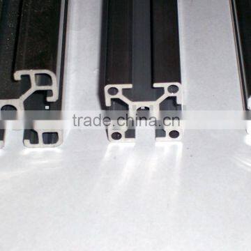 black anodizing aluminium industrial profiles