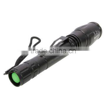 XML-T6 LED 5 Mode Focusing LED Torch Flashlight Black photo-4