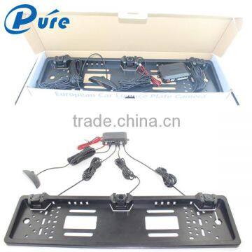 New Design License Plate Frame Car Parking Sensor,LED Display Parking System ,4 Sensors Reverse Radar