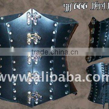 HANDMADE LEATHER UNDERBUST CORSET