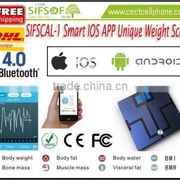 SIFSCAL-1 Smart IOS APP Weight Scale Bluetooth. Weighing Scale IOS APP