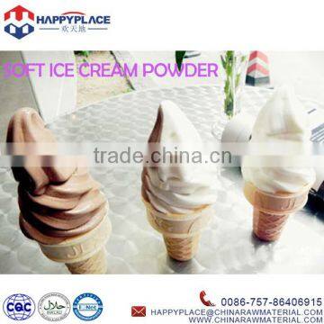 Delicious and popular soft serve ice cream cone