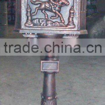 High purity Cast Iron Mailbox