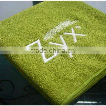 Ultra microfibre hair towels embroidered