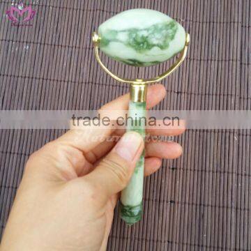 natural green jade face massager for face