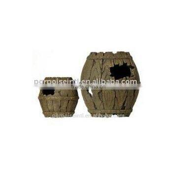 aquarium and garden decoration ornament barrel