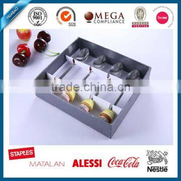 Custom design stainless steel flatware sets wiith poly handle