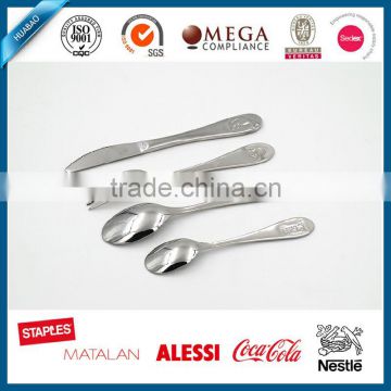 2016 international stainless steel flatware, cartoon character design , cutlery design for children, child sized flatware