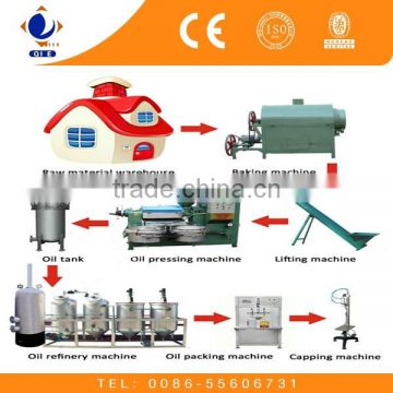 10t/d soybean oil refinery machine/plant of oil refining