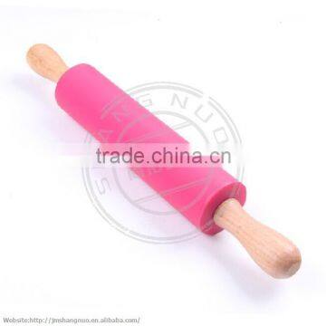 New item Black Silicone Rolling Pin,noodle rolling pin