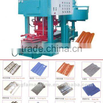 SMY8-150 concrete colour tiles making equipment (all kind of main tile ,ridge tile ,cornice tile ,slot tile and so on )