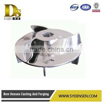 Foundry custom high precision steel sand casting parts pump impeller and bronze water pump impeller