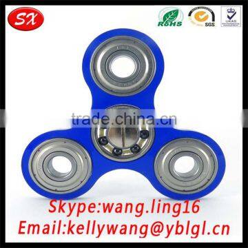 Customized Brass Hand Fidget Spinner,Aluminum Light Spinner Toy, Metal Tri-Spinner photo-3