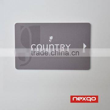 Blank Plastic CR80 Hico Magnetic Card With Barcode