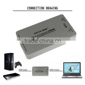 VOXLINK Metal Case 1080P HDMI to USB3.0 hd Video Capture Card Converter photo-4