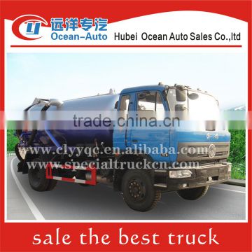 Dongfeng 4x2 vacuum sewage suction vehicle manufacture