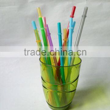 Reusable Plastic Colored Hard Drinking Straws