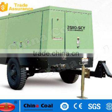 Protable Diesel Screw Air Compressors low medium pressure