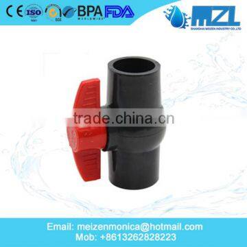 High Quality Red Plastic Handle 4 Inch Pvc Ball Valve photo-2