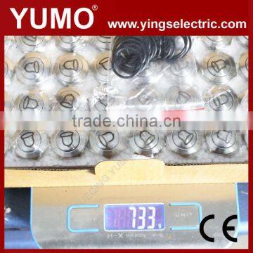 LA19-AJS 19mm 250V Led Momentary Elevator Equipment Pushbutton Switch Metal Push Button Bell Push Button photo-6