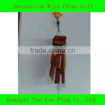 Recycled Iron Sheet Birds Over Heart Wind Chimes for Home & Garden Outdoor Decoration