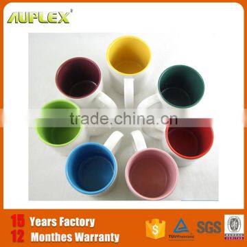 Auplex Guangdong Ceramic Sublimation Inner Colorful Mug With Printing Coating photo-2