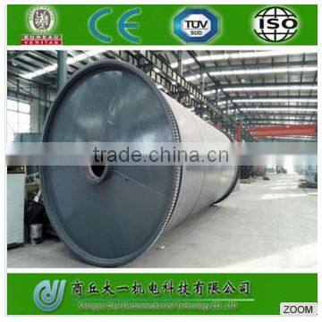 DAYI Green Energy used tire /city waste plastic/PP/PE pyrolysis plant Get Heavy Oil Used For Heavey Oil Generator