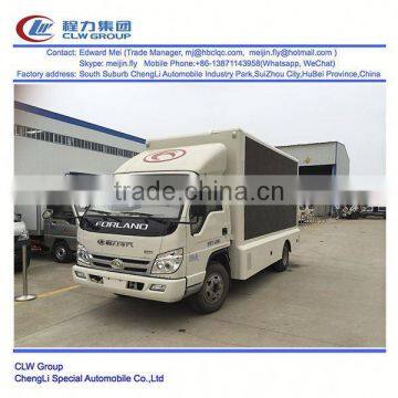 Forland 4*2 type 80 Hp P10 LED mobile advertising vehicle