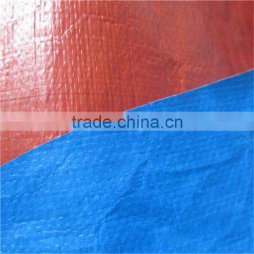 Waterproof Plastic Cover Blue Orange pe Trapaulin for Truck Cover photo-4