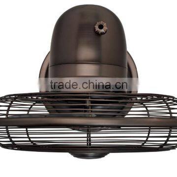 12" Retro Table Fan With Oil Rubbed Bronze Finish photo-3