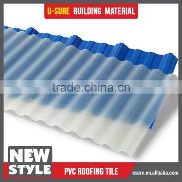 Polycarbonate Clear Heat Resistant Corrugated Roofing Sheets custom design