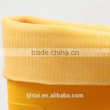 Yellow Black Work Boot With Steel Toe Pvc Safety Shoes photo-5