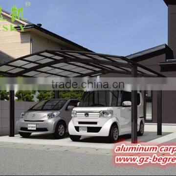 White Metal Frame Waterproof Canvas Car Garage With Polycarbonate Sheet,waterproof Canvas Car Garage,2 Car Metal Carport photo-5