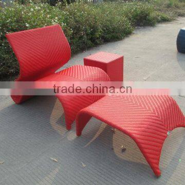 C - 2051 Artificial Rattan Outdoor Furniture Garden Colorful Chairs photo-5