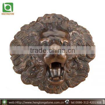 Bronze Lion Head Sculpture