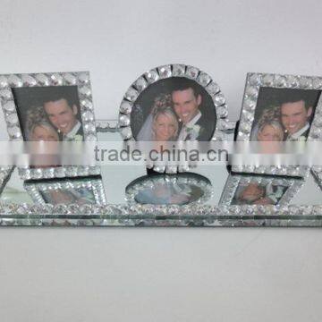 promotional rectangle mirror frame with Acrylic jewelry , glass frames photo