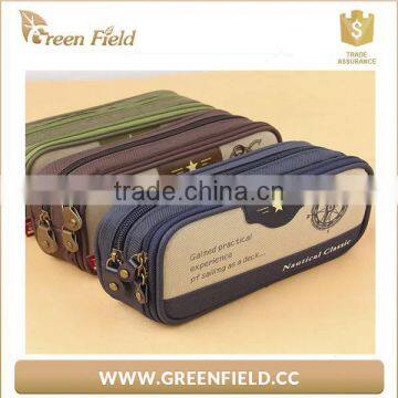 8 Years Experience OEM Available Plain Canvas Pencil Case photo-2