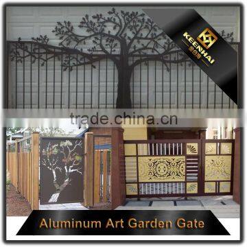 Laser Cut Aluminum Panel Main Entrance Gate Design for Villa photo-6