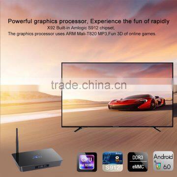 2016 Best Android 6.0 Amlogic S912 Smart TV Box 2GB+ 16GB Bluetooth WIFI Kodi 16.0 Full Loaded Octa Core TV Box photo-4