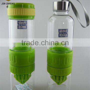 Glass Lemon Juice Cup/Fruit Glass Cup