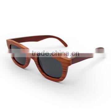 2017 Fashion Rosewood OEM Sunglasses Summer Design With Logo Printed