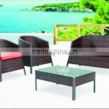 High quality best selling Set of polyrattan Coffee and Dining Table & Chair from Vietnam