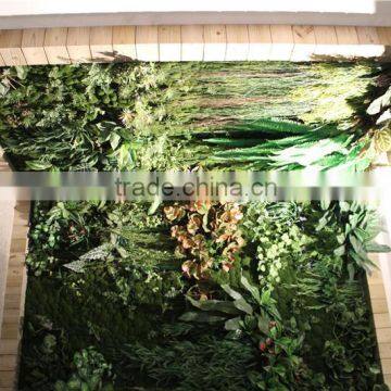 Fake Plant Free Combination Grass Flower Green Wall for Hotel Office Decoration photo-2