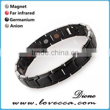 New Arrival Magnetic Bracelet Therapy Health Care Stone Stainless Steel Bracelet photo-3