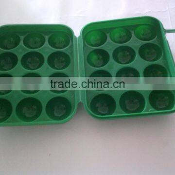 Portable Plastic Egg Holder Tray Holds up to 12 Eggs photo-2