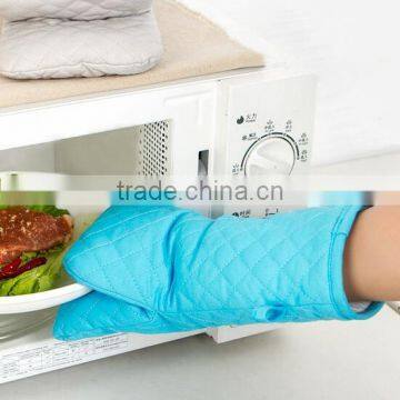 Wholesale Heat Resistant Oven Mitts Cotton Kitchen Microwave Oven Glove photo-3