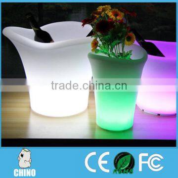 Color Changing Round LED Small Flower Pot photo-2