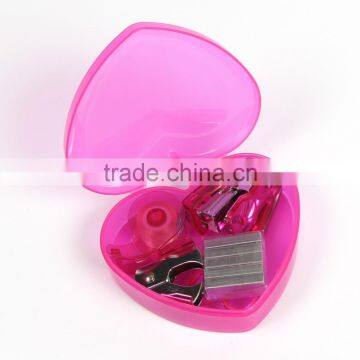 Mini Colorful Heart shaped Office Stationery Set